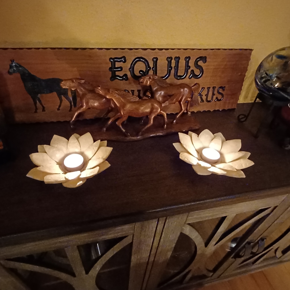 Beautiful Flower Shaped Candle Holders